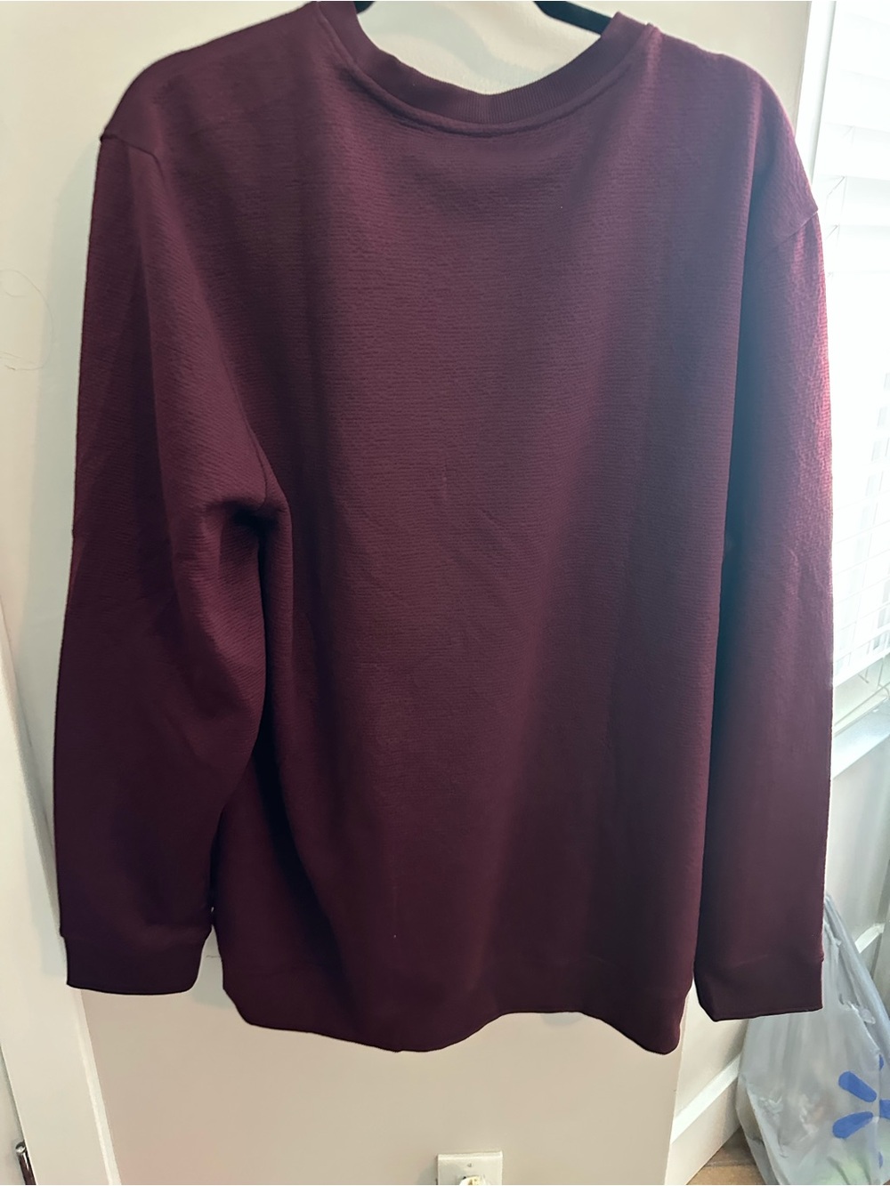 Gerry Weber Men's Crewneck Sweater in Deep Burgundy
